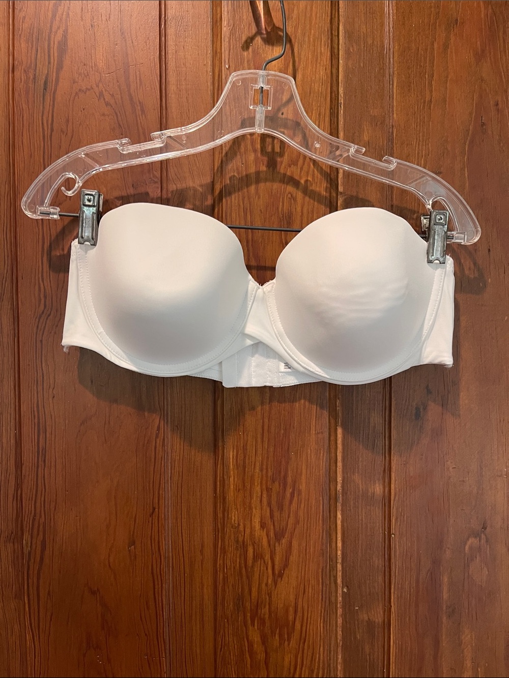 Maidenform Strapless Molded Cup Bra in White